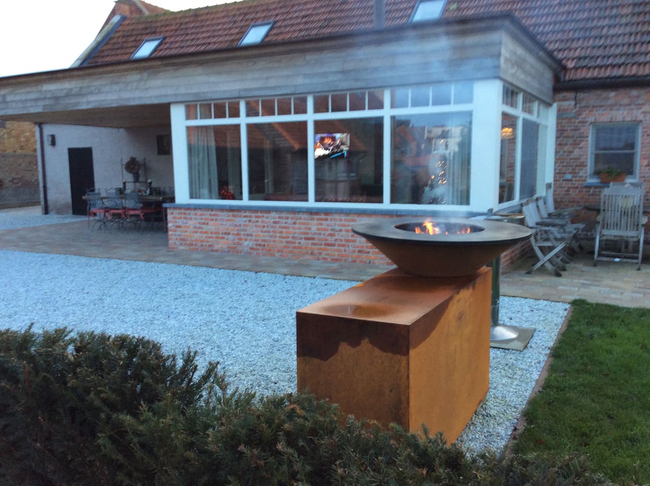 Buiten keuken B&C Vakantiewoning